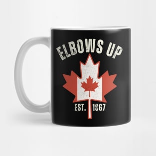 Elbows Up Est 1867 Mug